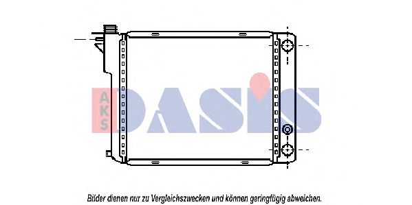 Imagine Radiator, racire motor AKS DASIS 160043N