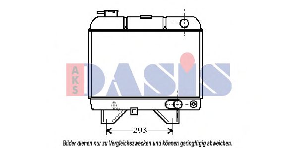 Imagine Radiator, racire motor AKS DASIS 160047N