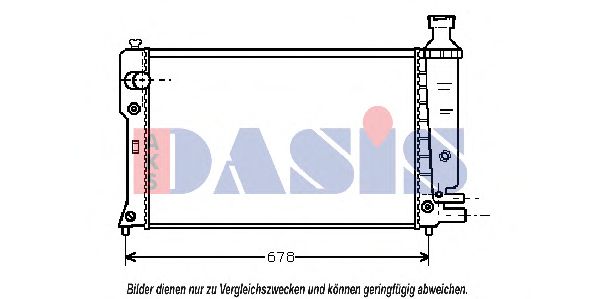 Imagine Radiator, racire motor AKS DASIS 160049N