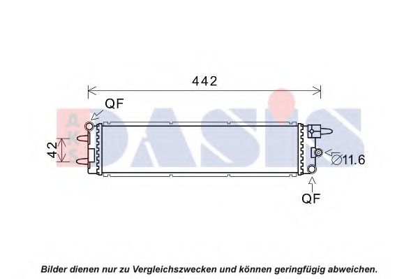 Imagine Radiator, racire motor AKS DASIS 160120N