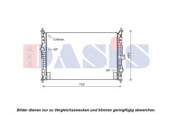 Imagine Radiator, racire motor AKS DASIS 160121N