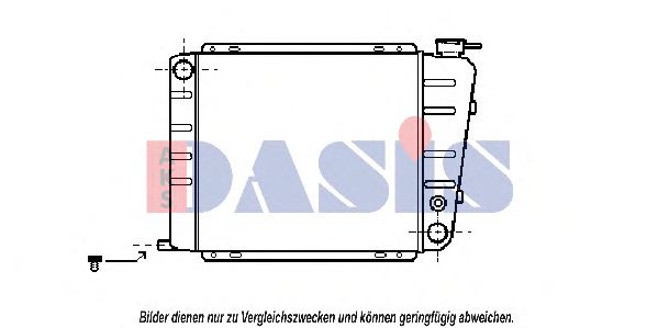 Imagine Radiator, racire motor AKS DASIS 160160N