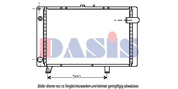 Imagine Radiator, racire motor AKS DASIS 160680N