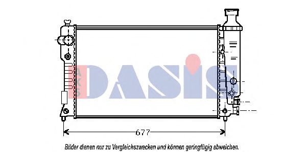 Imagine Radiator, racire motor AKS DASIS 161290N