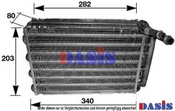 Imagine evaporator,aer conditionat AKS DASIS 162260N