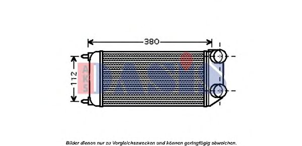 Imagine Intercooler, compresor AKS DASIS 167005N