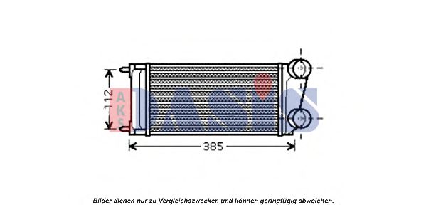 Imagine Intercooler, compresor AKS DASIS 167006N