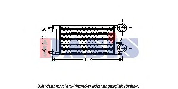 Imagine Intercooler, compresor AKS DASIS 167008N