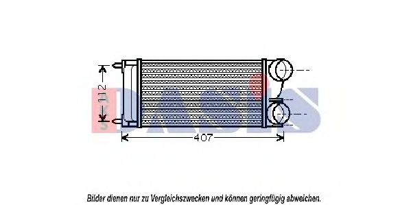 Imagine Intercooler, compresor AKS DASIS 167009N