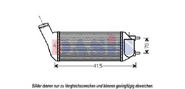 Imagine Intercooler, compresor AKS DASIS 167015N