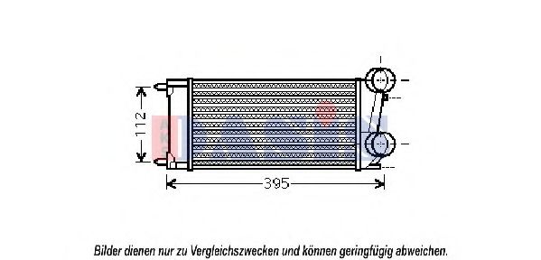 Imagine Intercooler, compresor AKS DASIS 167017N