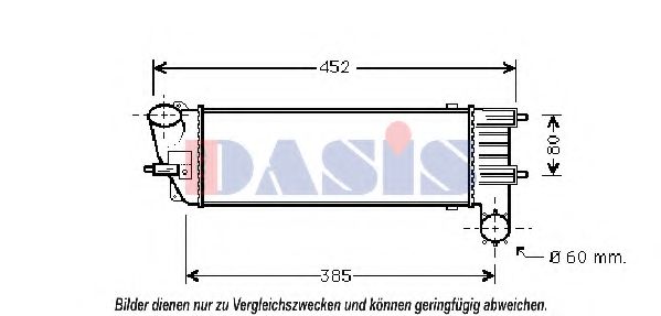 Imagine Intercooler, compresor AKS DASIS 167018N