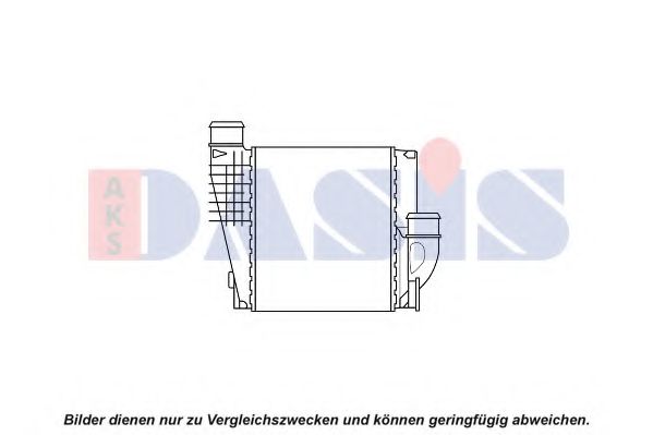 Imagine Intercooler, compresor AKS DASIS 167021N