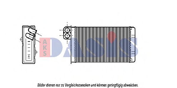 Imagine Schimbator caldura, incalzire habitaclu AKS DASIS 169002N