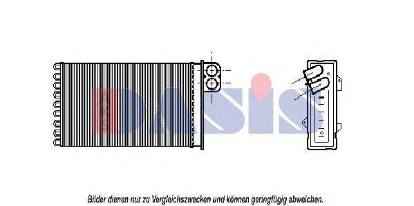 Imagine Schimbator caldura, incalzire habitaclu AKS DASIS 169005N