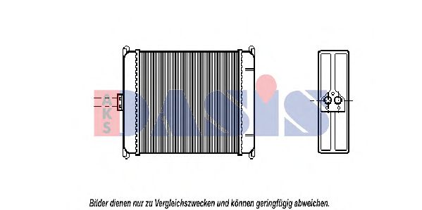 Imagine Schimbator caldura, incalzire habitaclu AKS DASIS 169060N