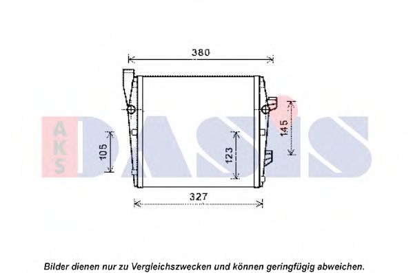 Imagine Radiator, racire motor AKS DASIS 170007N