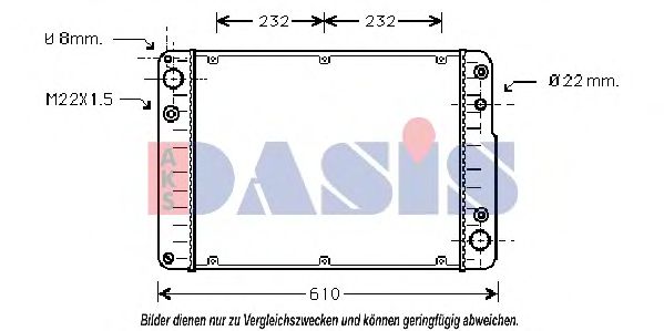 Imagine Radiator, racire motor AKS DASIS 170130N