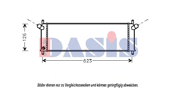 Imagine Radiator, racire motor AKS DASIS 171080N