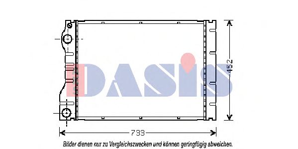 Imagine Radiator, racire motor AKS DASIS 180017N