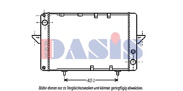 Imagine Radiator, racire motor AKS DASIS 180033N