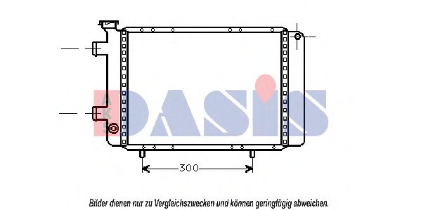 Imagine Radiator, racire motor AKS DASIS 180042N