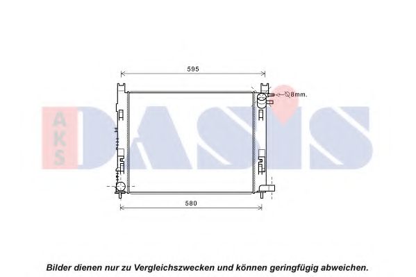 Imagine Radiator, racire motor AKS DASIS 180093N