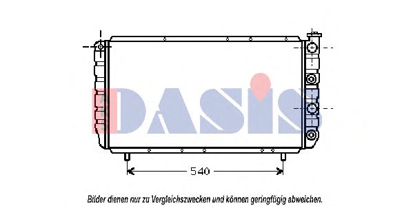 Imagine Radiator, racire motor AKS DASIS 180900N