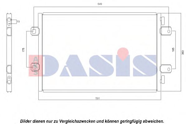 Imagine Condensator, climatizare AKS DASIS 182010N