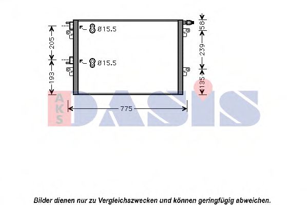 Imagine Condensator, climatizare AKS DASIS 182033N