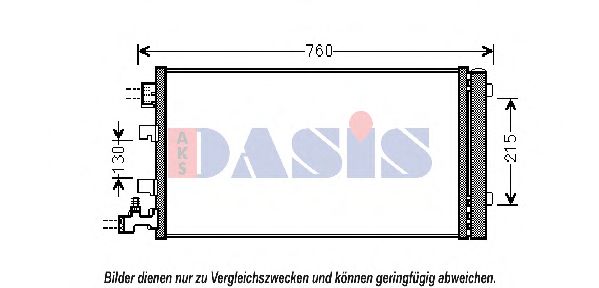 Imagine Condensator, climatizare AKS DASIS 182042N