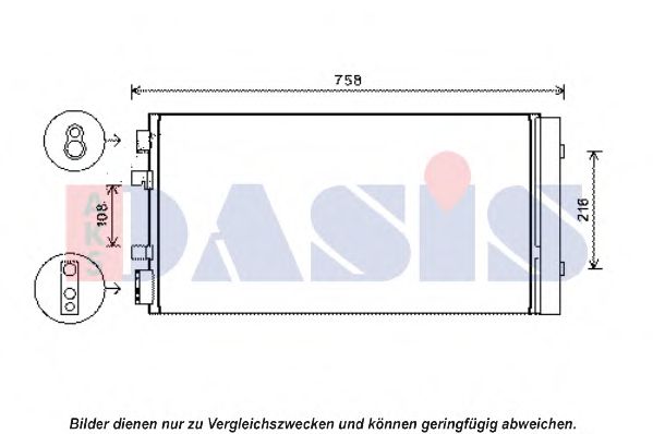 Imagine Condensator, climatizare AKS DASIS 182049N