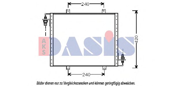 Imagine Condensator, climatizare AKS DASIS 182070N