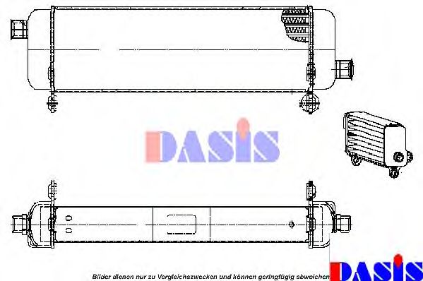 Imagine Radiator ulei, ulei motor AKS DASIS 186000N