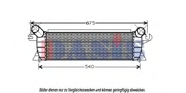 Imagine Intercooler, compresor AKS DASIS 187012N