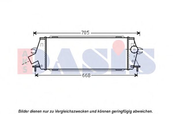 Imagine Intercooler, compresor AKS DASIS 187024N