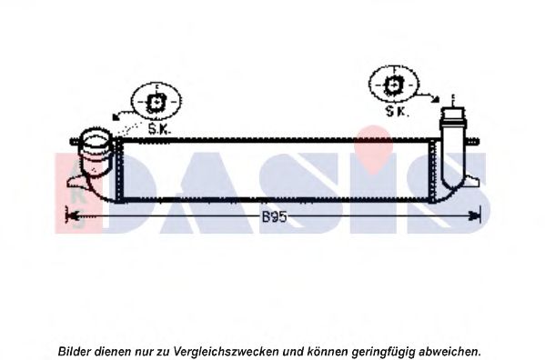 Imagine Intercooler, compresor AKS DASIS 187026N