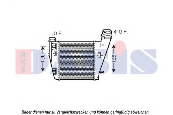 Imagine Intercooler, compresor AKS DASIS 187034N