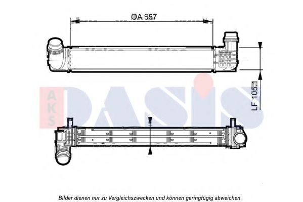 Imagine Intercooler, compresor AKS DASIS 187039N