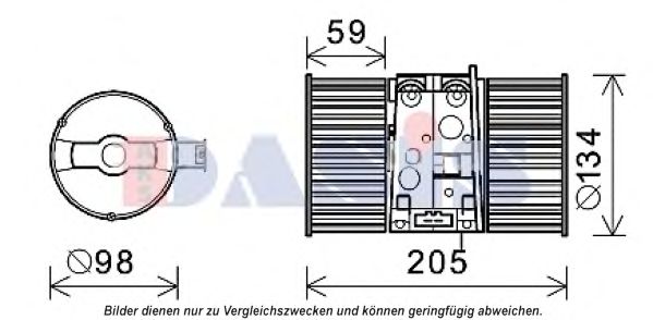 Imagine Ventilator, habitaclu AKS DASIS 188053N