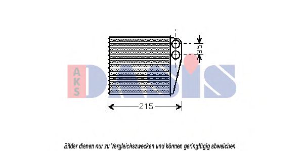 Imagine Schimbator caldura, incalzire habitaclu AKS DASIS 189001N