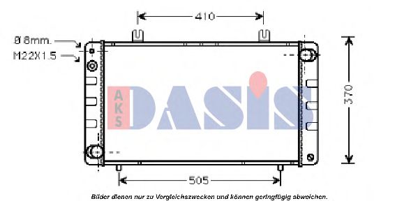 Imagine Radiator, racire motor AKS DASIS 190001N