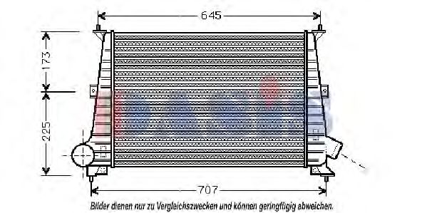 Imagine Intercooler, compresor AKS DASIS 197004N