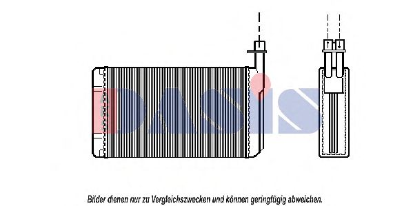 Imagine Schimbator caldura, incalzire habitaclu AKS DASIS 199010N