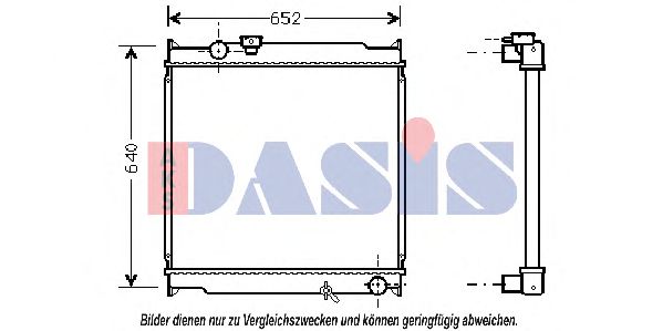 Imagine Radiator, racire motor AKS DASIS 210025N