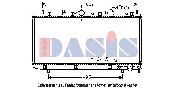 Imagine Radiator, racire motor AKS DASIS 210037N