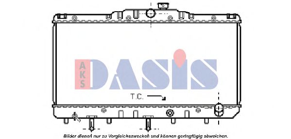 Imagine Radiator, racire motor AKS DASIS 210040N