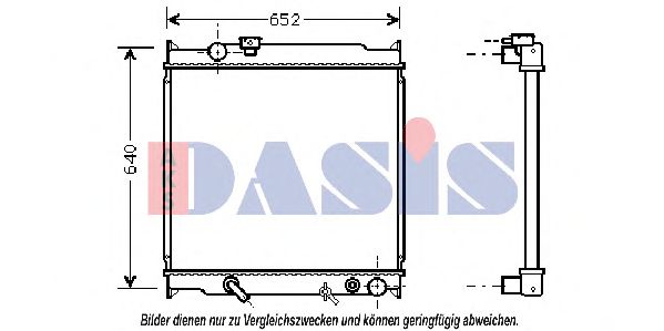 Imagine Radiator, racire motor AKS DASIS 210044N