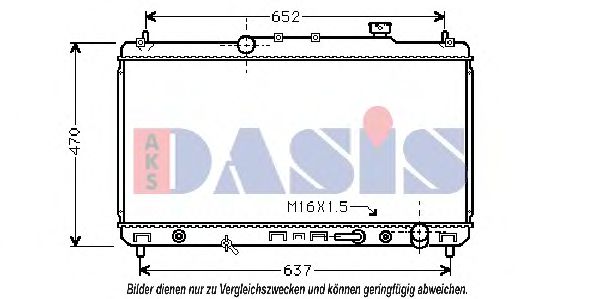 Imagine Radiator, racire motor AKS DASIS 210064N