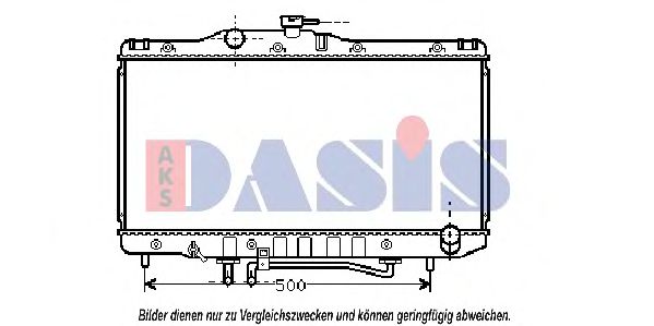 Imagine Radiator, racire motor AKS DASIS 210081N